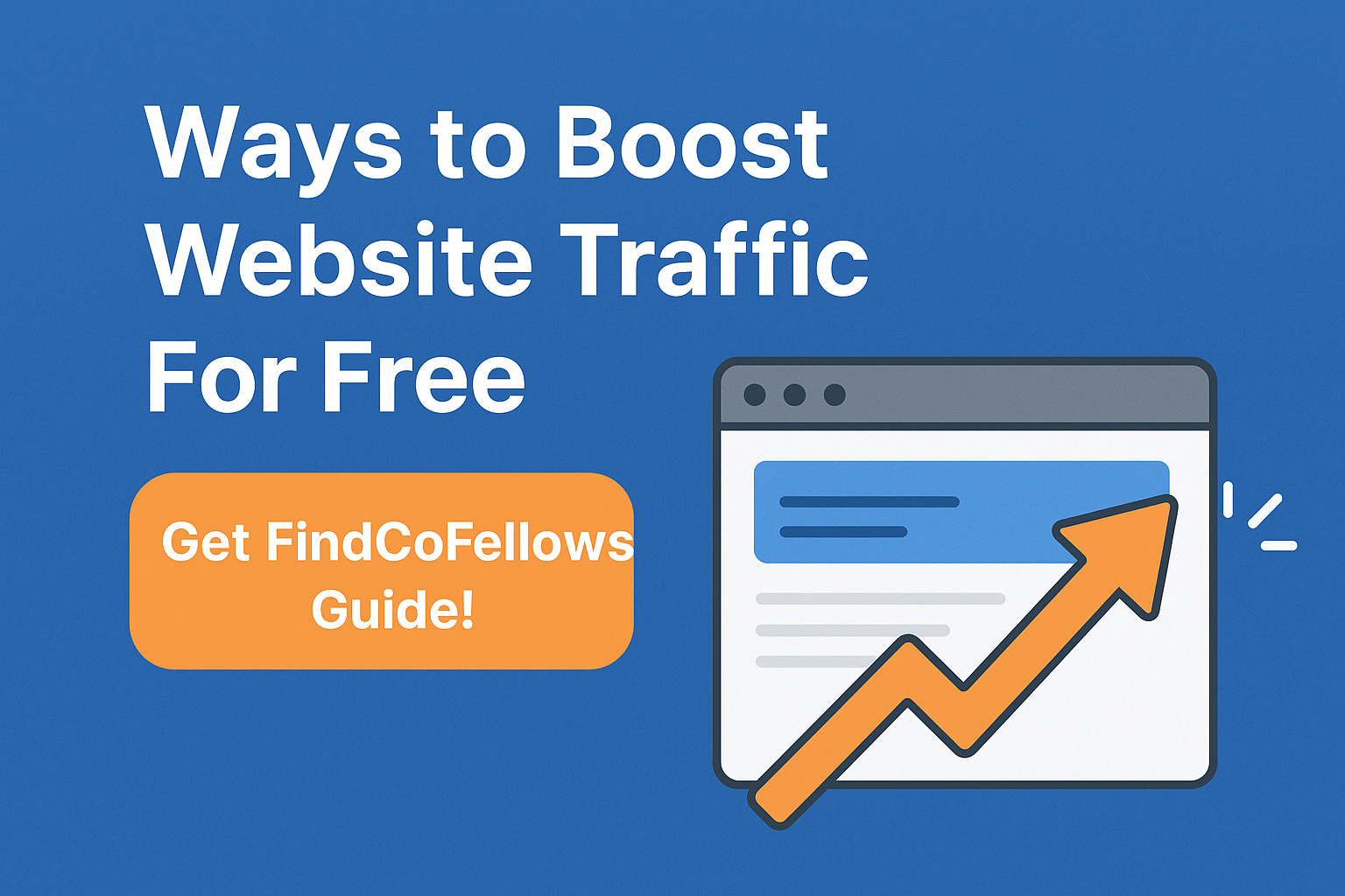 increase website traffic fore free'